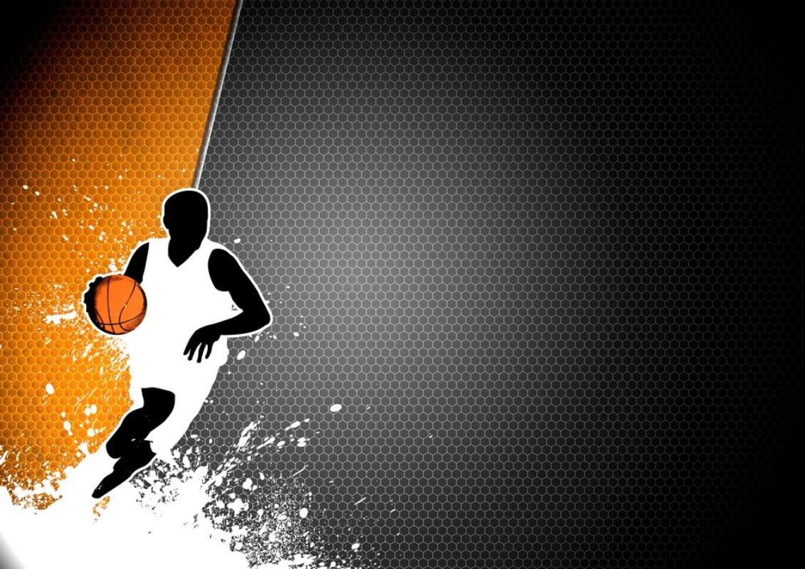 Afbeeldingen van Basketball man and ball