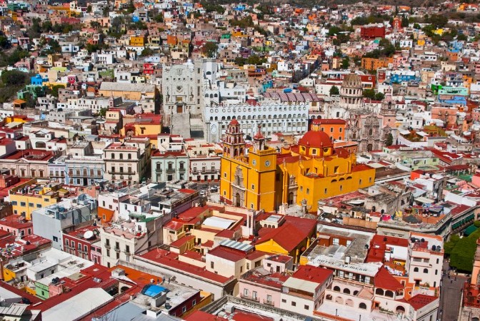 Picture of Colonial architecture at its best Guanajuato Mexico