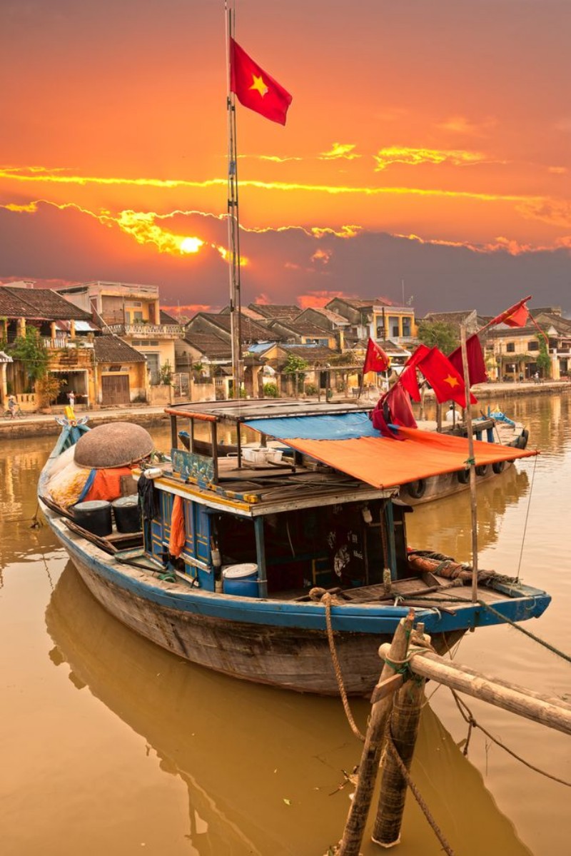 Picture of View on the old town of Hoi An Vietnam