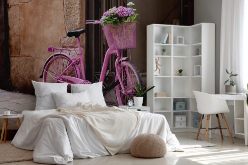 Afbeeldingen van Pink bicycle