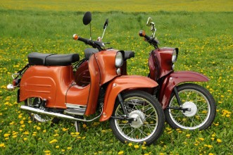 Bild von Mopeds im Frhling