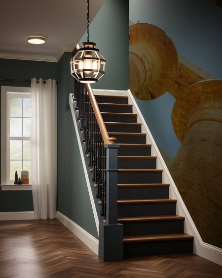 Afbeeldingen van Pillars of the Great Hypostyle Hall in Karnak Temple Egypt