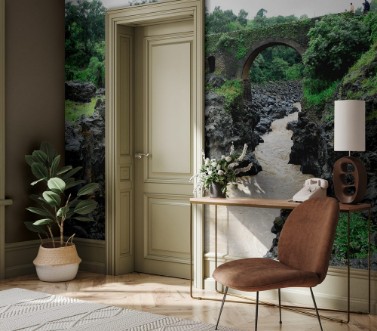 Picture of Portuguese bridge at Blue Nile Falls Ethiopia