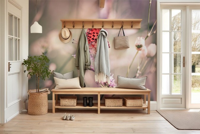 Afbeeldingen van Butterfly on the wildflower