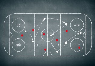 Bild von Hockey strategy plan