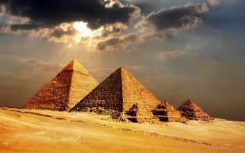Pilt Giza pyramids cairo egypt