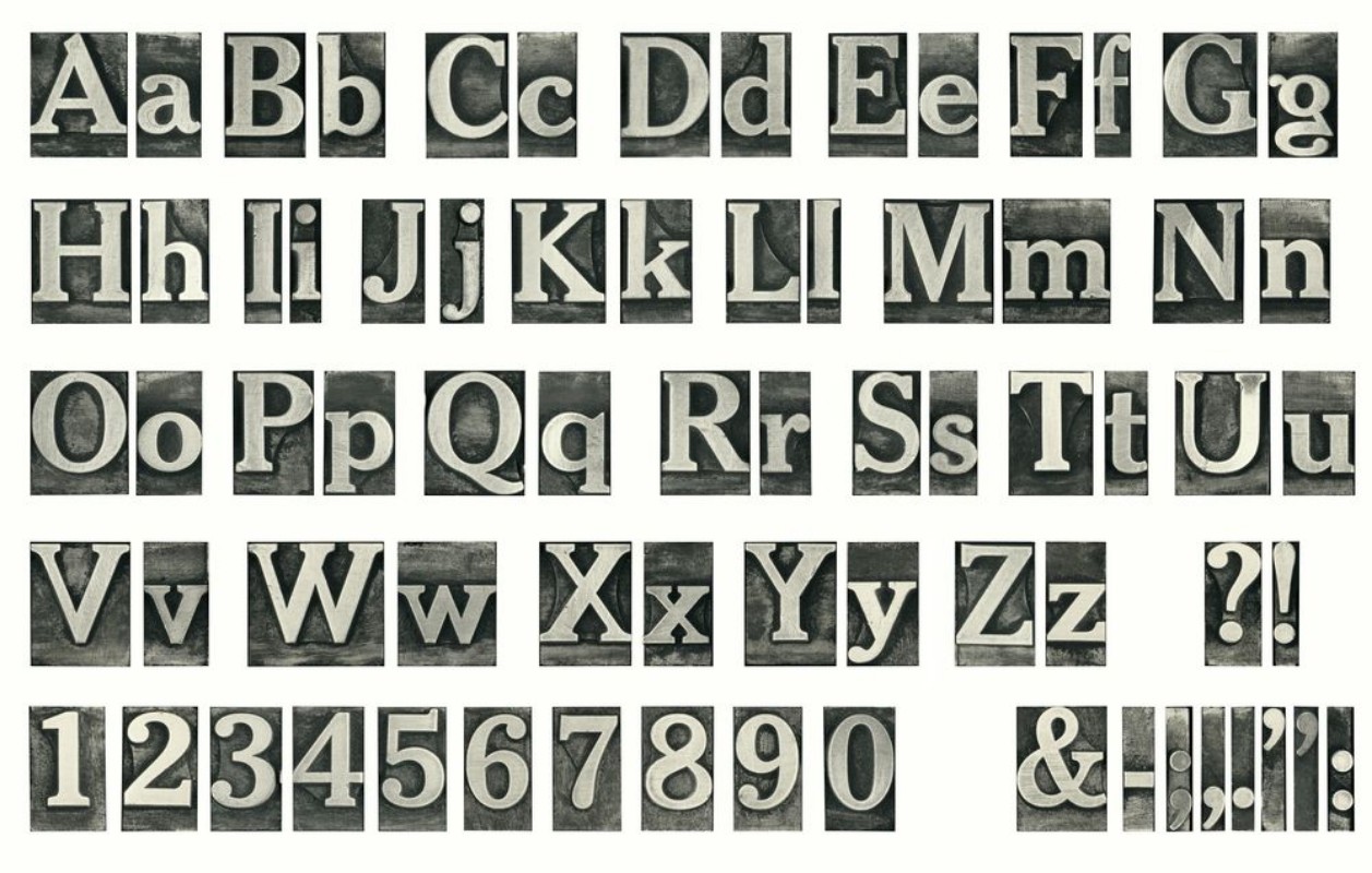 Afbeeldingen van Ols typeset
