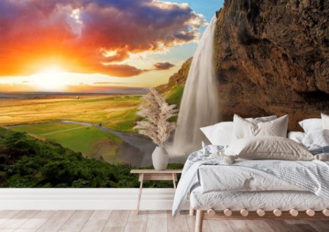 Afbeeldingen van Waterfall Iceland - Seljalandsfoss