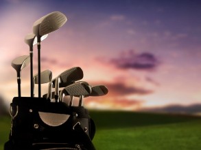 Bild på Close-up of a golf bag