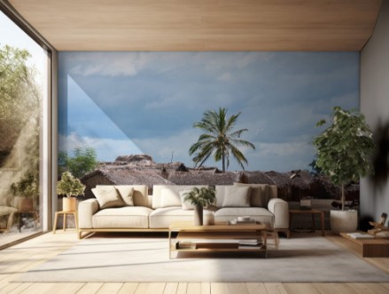 Bild på Village in tanzania - national park saadani