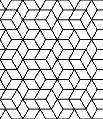 Picture of Seamless geometric pattern with cubes