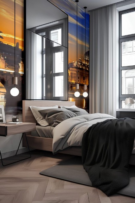 Picture of Sunset view of Basilica St Peter and river Tiber in Rome Italy