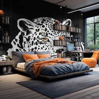 Image de Leopard with gold eyes