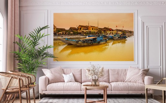 Bild på View on the old town of Hoi An Vietnam