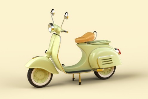 Picture of Retro scooter