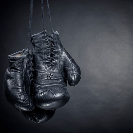 Afbeeldingen van Old boxing gloves