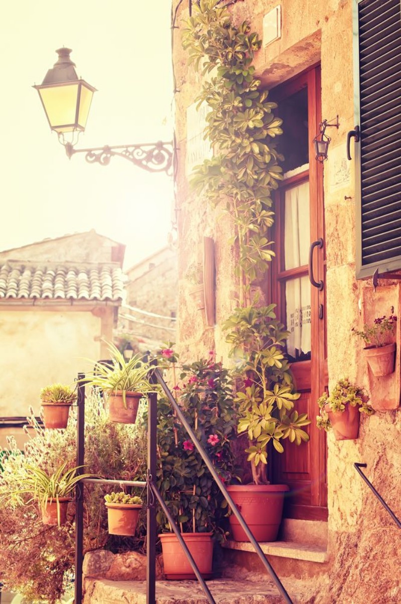 Picture of Traditional courtyard in Valldemossa village