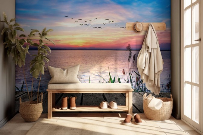 Picture of El lago de las nubes de colores