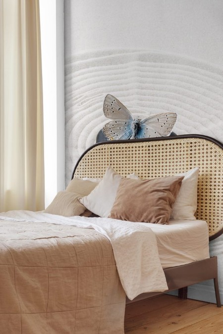 Bild på Zen stone with butterfly