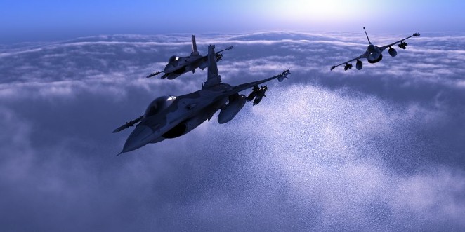 Night fighters photowallpaper Scandiwall