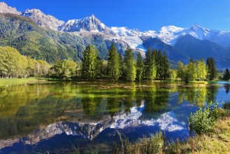 Afbeeldingen van City park in the Chamonix