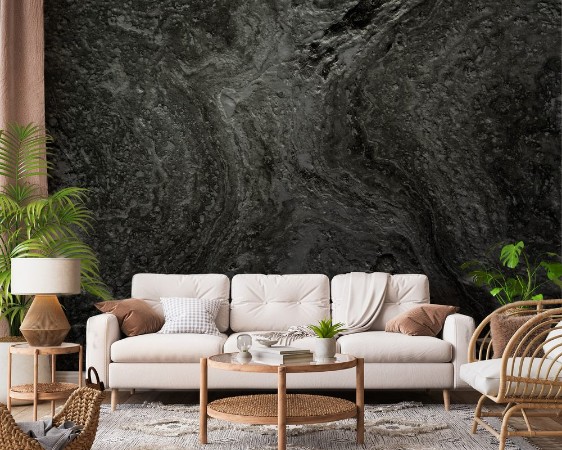 Afbeeldingen van Black marble texture HighRes