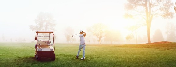 Bild von Golf course man