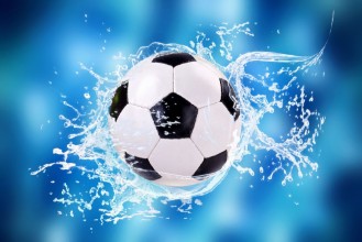 Afbeeldingen van Football in Water