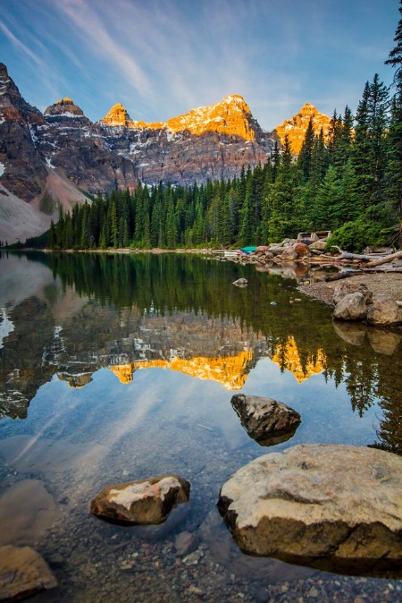 Afbeeldingen van Moraine Lake