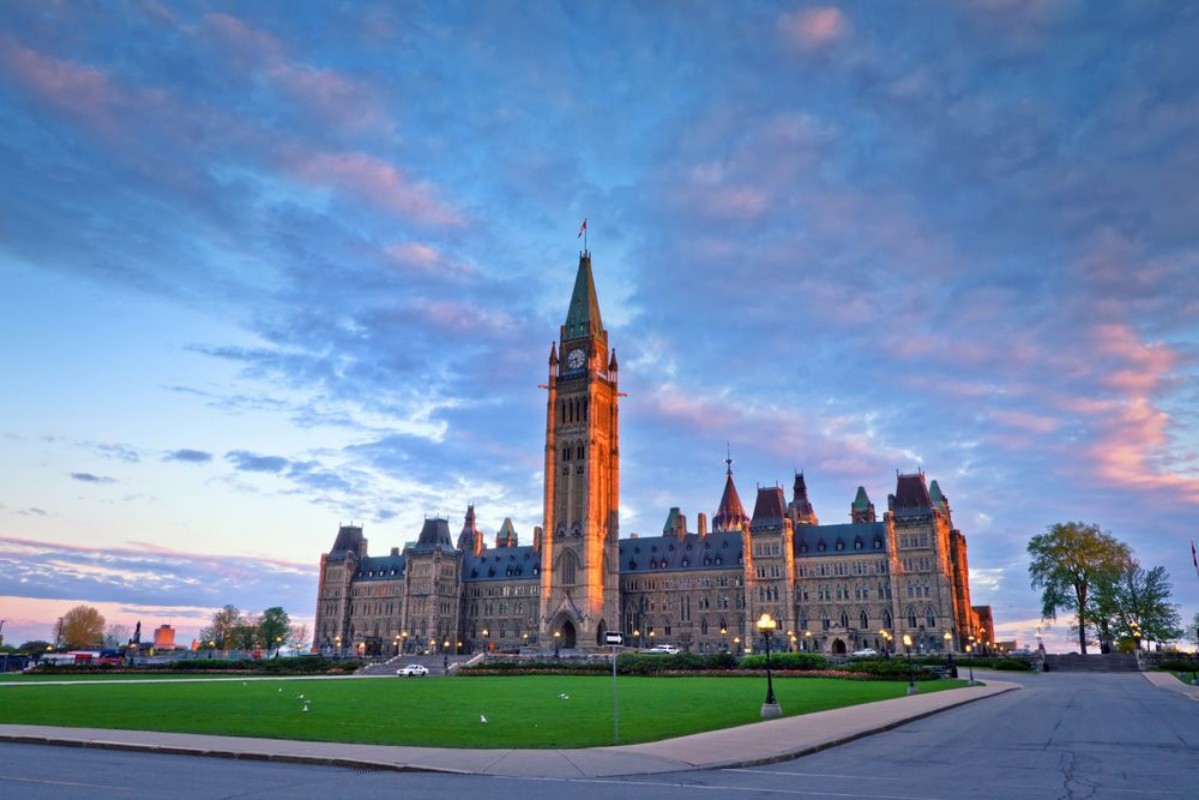 Picture of View of Canada Parliament Building at Ottawa