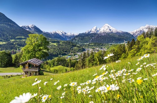 Picture of Scenic landscape in Bavarian Alps Berchtesgaden Germany