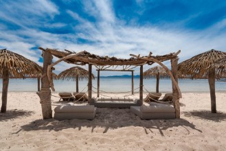 Picture of Paillotte Plage de palombaggia Corse France