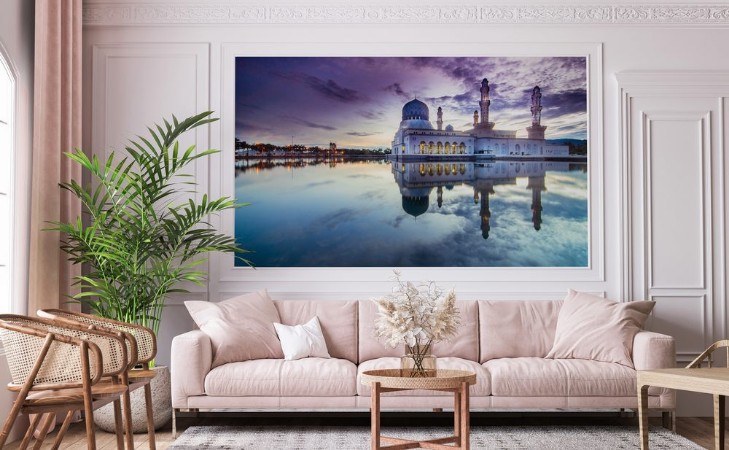 Afbeeldingen van Sunrise Kota LIkas Mosque Sabah Malaysia