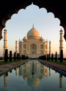 Picture of Taj Mahal ved daggry India
