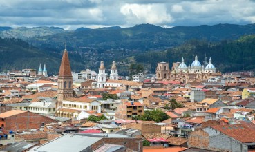 Bild på View of the city of Cuenca Ecuador