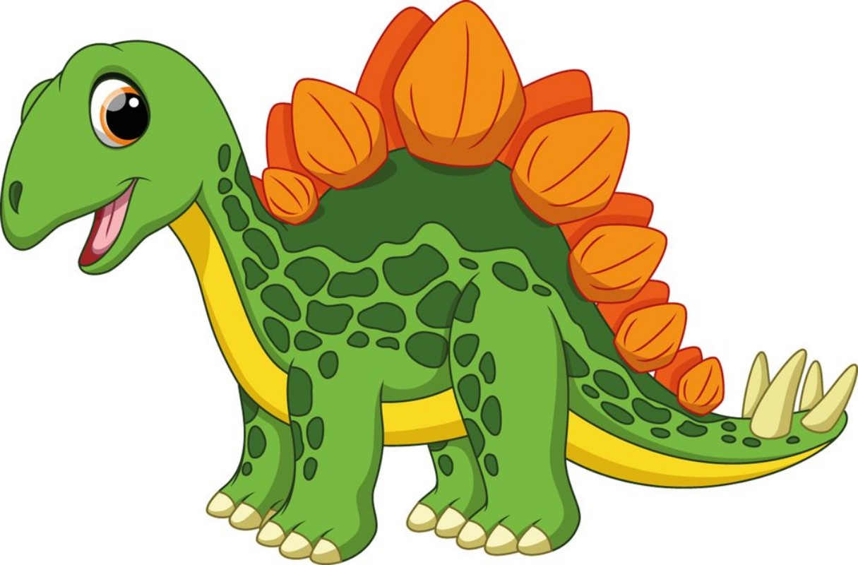 Afbeeldingen van Cute stegosaurus cartoon