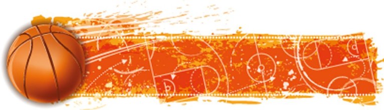 Pilt Blank basketball field banner