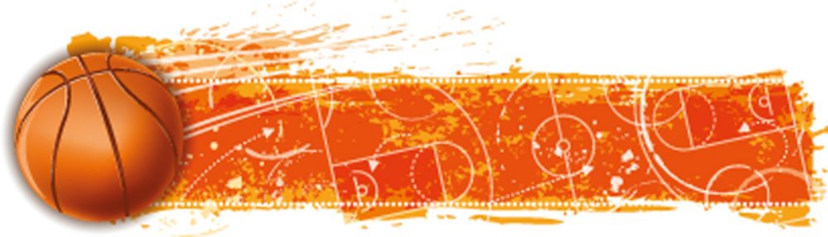 Afbeeldingen van Blank basketball field banner