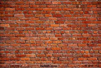 Slika The old red brick wall