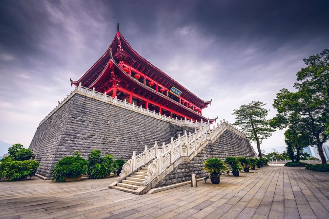 Picture of Zhenhai Tower of Fuzhou China