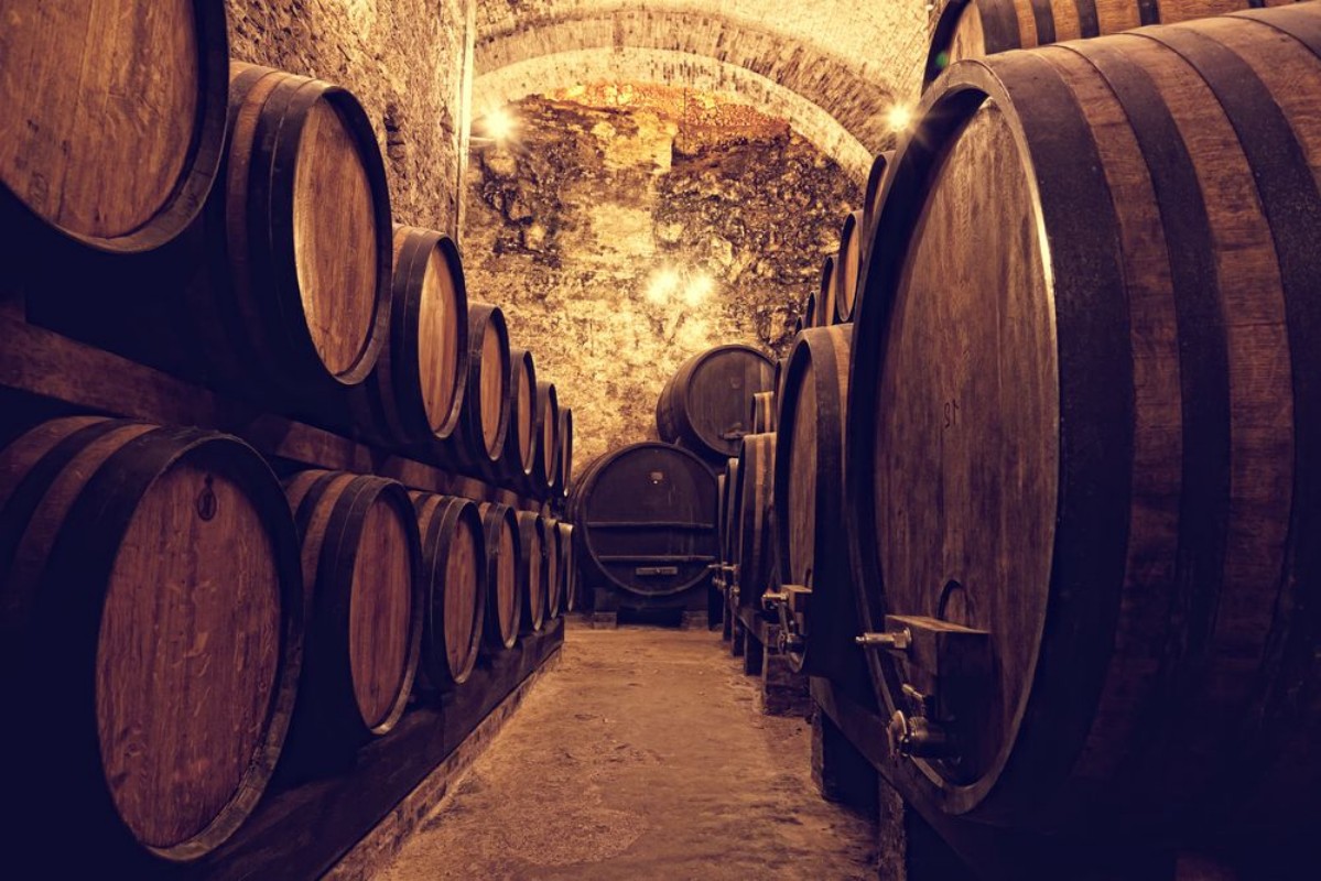Picture of Wooden Wine Barrels