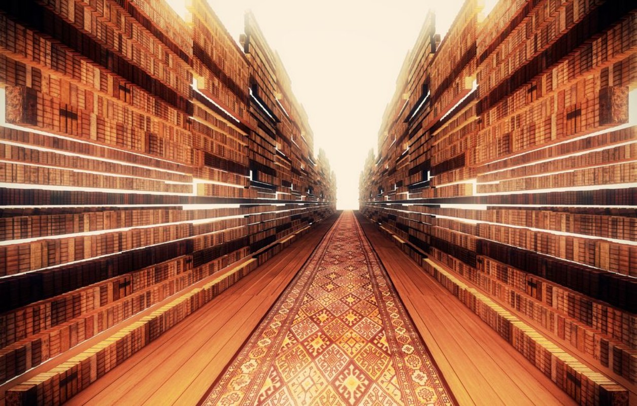 Picture of Mega Libreria Biblioteca 3d Rendering