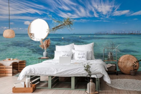 Picture of Tropical sea in Isla Mujeres Mexico