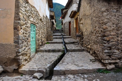 Afbeeldingen van Ollantaytambo old streets Peru