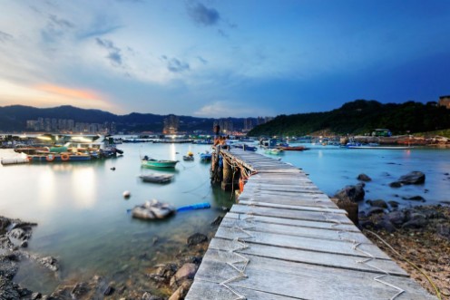 Image de Boat pier at sunset