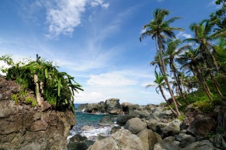 Picture of Colombian Caribbean coast near Panama border