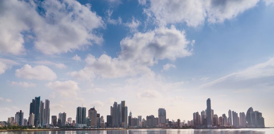 Picture of Panorama panama city skyline building sea
