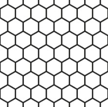 Bild von A seamless hexagonal pattern