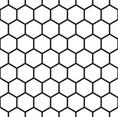 Picture of A seamless hexagonal pattern