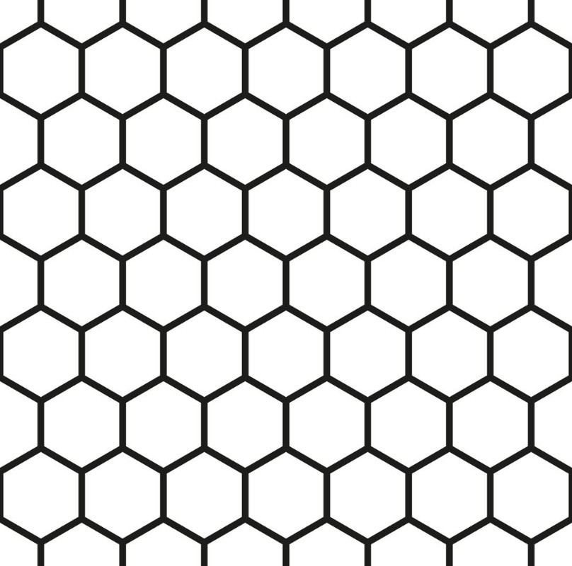 Picture of A seamless hexagonal pattern